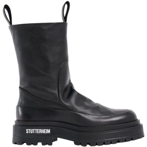 Stutterheim, unisex, Schoenen, Zwart, Maat: 36 EU Leer,