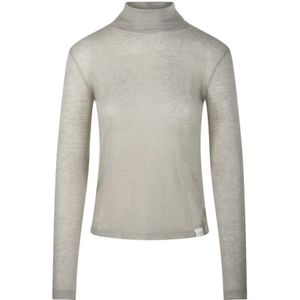 Sandbeige, Dames, Truien, Beige, Maat: S Wol,