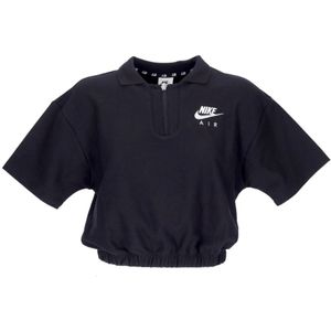 Nike, Dames, Tops, Zwart, Maat: L Katoen,