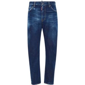 Dsquared2, Heren, Jeans, Blauw, Maat: L Denim,