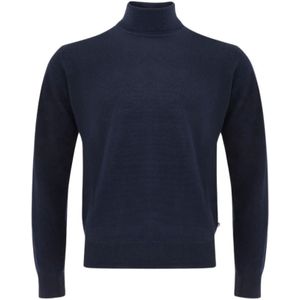 Ferrante, Heren, Truien, Blauw, Maat: M Wol,