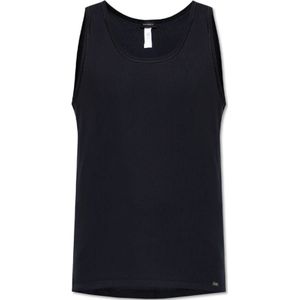 Hanro, Heren, Tops, Zwart, Maat: S Katoen,