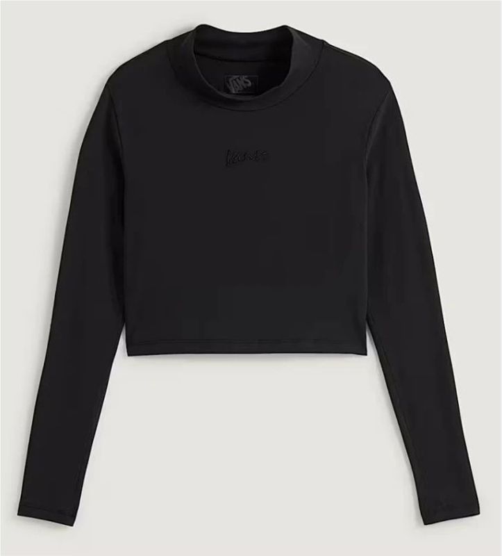 VANS - Shirt - Zwart - Lange Mouwen - Effen