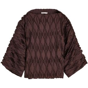 By Malene Birger, Dames, Blouses & Shirts, Bruin, Maat: M Poliester,