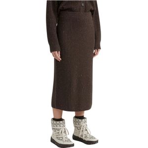 Peserico, Dames, Rokken, Bruin, Maat: XL Zijde,