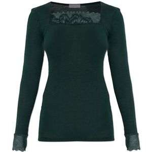 Hanro, Dames, Ondergoed, Groen, Maat: XS Zijde,