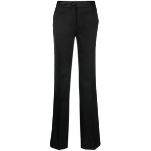 Maison Margiela, Dames, Broeken, Zwart, Maat: XS Wol,