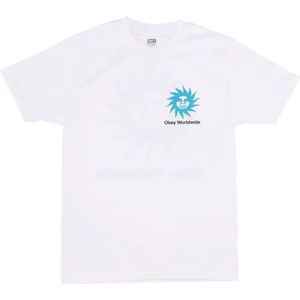 Obey, Heren, Tops, Wit, Maat: XL Katoen,