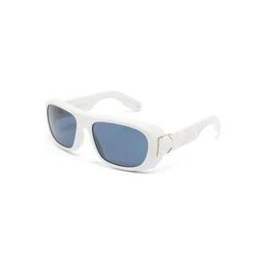 Dior Witte zonnebril 9522 S1I 95B0 , White , Dames , Maat: 59 MM