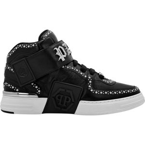 Philipp Plein, unisex, Schoenen, Zwart, Maat: 40 EU Leer,