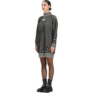 Maison Margiela, Dames, Jurken, Grijs, Maat: XS