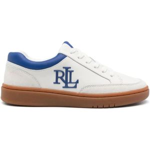 Ralph Lauren, Dames, Schoenen, Wit, Maat: 38 EU Leer,
