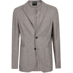 Zegna, Heren, Jassen, Grijs, Maat: M