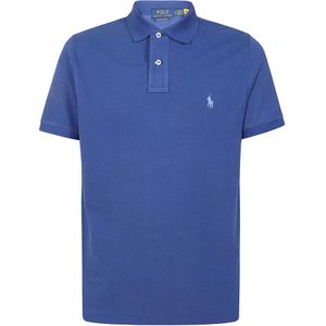 Ralph Lauren, Heren, Tops, Blauw, Maat: S Katoen,