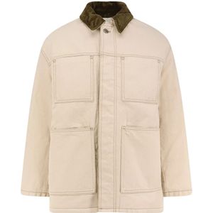 Ami Paris, Heren, Jassen, Beige, Maat: S