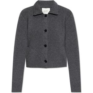 Lisa Yang, Dames, Truien, Grijs, Maat: M Kasjmier,