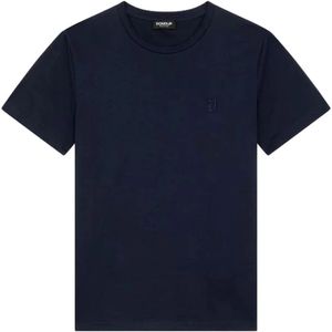 Dondup, Heren, Tops, Blauw, Maat: M Katoen,