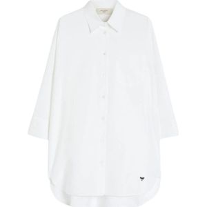 Max Mara, Dames, Blouses & Shirts, Wit, Maat: M