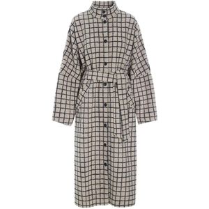 Bitte Kai Rand, Dames, Mantels, Grijs, Maat: S Wol,