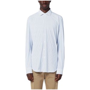 Xacus, Heren, Overhemden, Blauw, Maat: 2XL