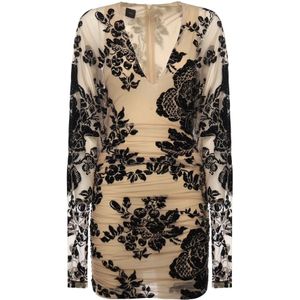 Pinko, Dames, Jurken, Veelkleurig, Maat: L