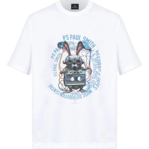 Paul Smith, Heren, Tops, Wit, Maat: L Katoen,
