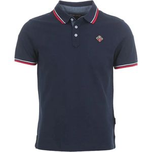 Schott Nyc, Heren, Tops, Blauw, Maat: S Katoen,