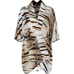 Twinset, Dames, Blouses & Shirts, Veelkleurig, Maat: L Viscose,