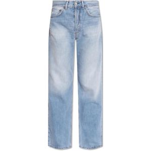 Acne Studios, Dames, Jeans, Blauw, Maat: W24 L32 Katoen,