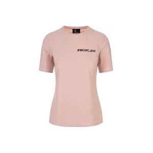 Moncler T-Hemden , Pink , Dames , Maat: XS