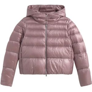 Herno, Dames, Jassen, Roze, Maat: M Nylon,