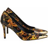 Versace, Dames, Schoenen, Zwart, Maat: 38 EU Leer,