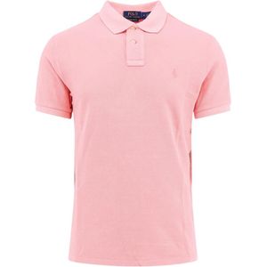 Polo Ralph Lauren, Heren, Tops, Roze, Maat: M Katoen,