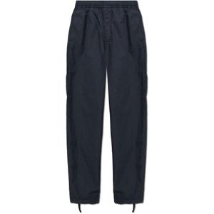 Stone Island, Heren, Broeken, Blauw, Maat: W34 Katoen,