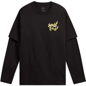 Vans, Dames, Sweatshirts & Hoodies, Zwart, Maat: L