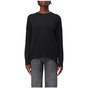 Allude, Dames, Truien, Zwart, Maat: XS Kasjmier,