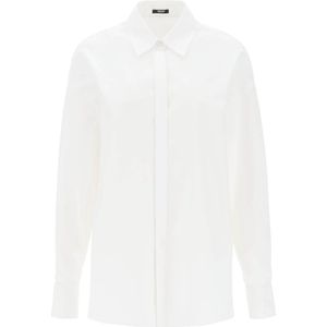 Versace, Dames, Blouses & Shirts, Wit, Maat: S