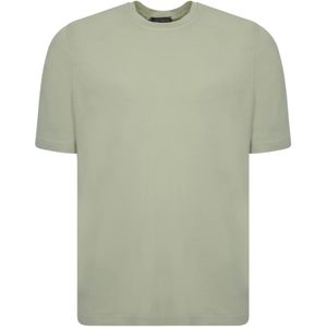 Dell'oglio, Heren, Tops, Groen, Maat: 3XL Katoen,