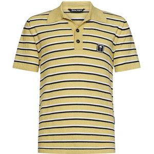 Palm Angels, Heren, Tops, Geel, Maat: M Katoen,