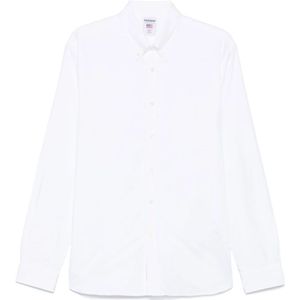 Sebago, Heren, Overhemden, Wit, Maat: L Katoen,