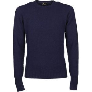Drumohr, Heren, Truien, Blauw, Maat: 2XL Kasjmier,