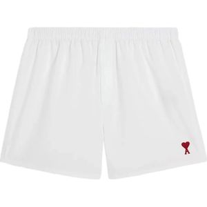 Ami Paris, Heren, Korte broeken, Wit, Maat: L
