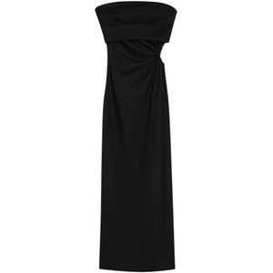 Max Mara, Dames, Jurken, Zwart, Maat: S