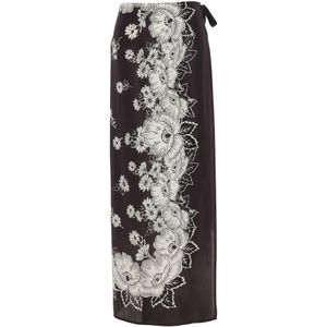 P.a.r.o.s.h., Dames, Rokken, Veelkleurig, Maat: S Zijde,