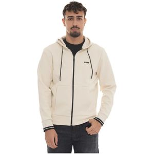 Hugo, Heren, Sweatshirts & Hoodies, Beige, Maat: 2XL