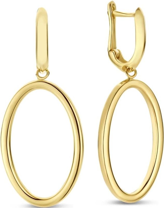 Isabel Bernard - Aidee Annette - Oorhangers - Goud - 14 Karaat