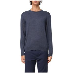 Fedeli, Heren, Truien, Blauw, Maat: 2XL Wol,