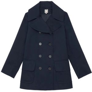 Ines de la Fressange Paris, Dames, Mantels, Blauw, Maat: S