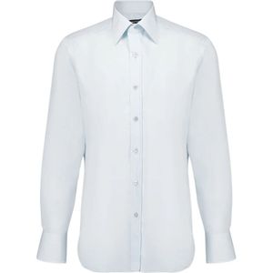 Tom Ford, Heren, Overhemden, Blauw, Maat: XL