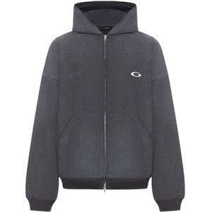 Balenciaga, Heren, Sweatshirts & Hoodies, Grijs, Maat: S